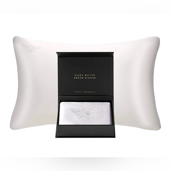 🎸Queen Bee🎸🔥NWT🔥Mulberry Silk Pillowcase— King